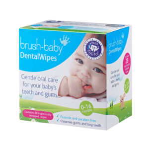 Brush-Baby DentalWipes igeme- ja hambapuhastuslapid (28tk pakendis)