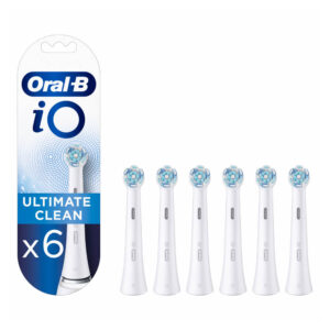Oral-B iO Ultimate Clean White keskmise tugevusega hambaharja otsikud VALGE (CW-6