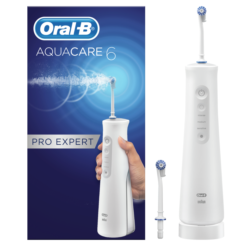 Oral-B AquaCare 6 PRO EXPERT Oxyjet-tehnoloogiaga hambavahepuhastaja