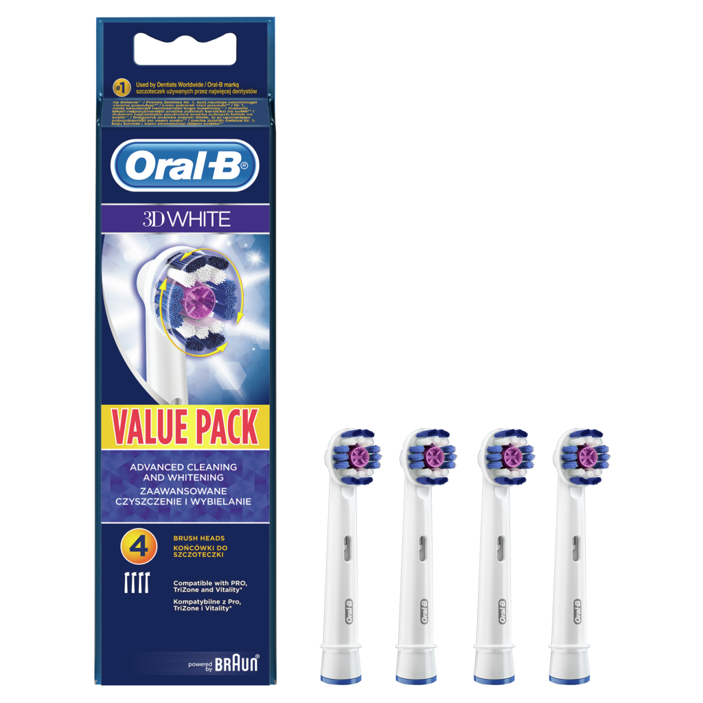 Oral-B 3D WHITE valgendava toimega hambaharja otsikud (EB18