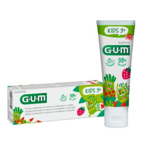 GUM Kids 3+ hambapasta väikelastele MAASIKA 50ML (lastele alates 3 a.)
