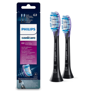 Philips Sonicare Premium Gum Care G3 pehme äärega hambaharja otsikud igemetele HX9052/33 (MUST