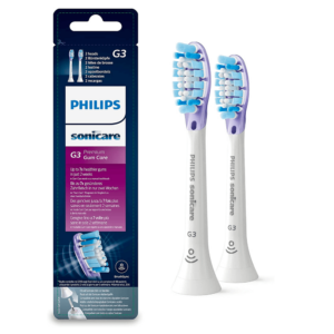 Philips Sonicare Premium Gum Care G3 pehme äärega hambaharja otsikud igemetele HX9052/17 (VALGE