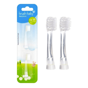Brush-Baby Baby Sonic väikelaste elektrilise hambaharja vahetusotsik 18-36 kuud (2tk)