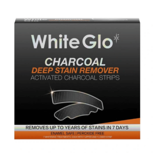White Glo Charcoal Whitening Strips valgendavad aktiivsöeplaastrid (ei kahjusta hambaemaili)