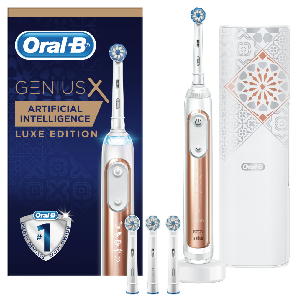 Oral-B Genius X 20000N Rose Gold LUX Edition elektriline hambahari surveanduriga (6 režiimi