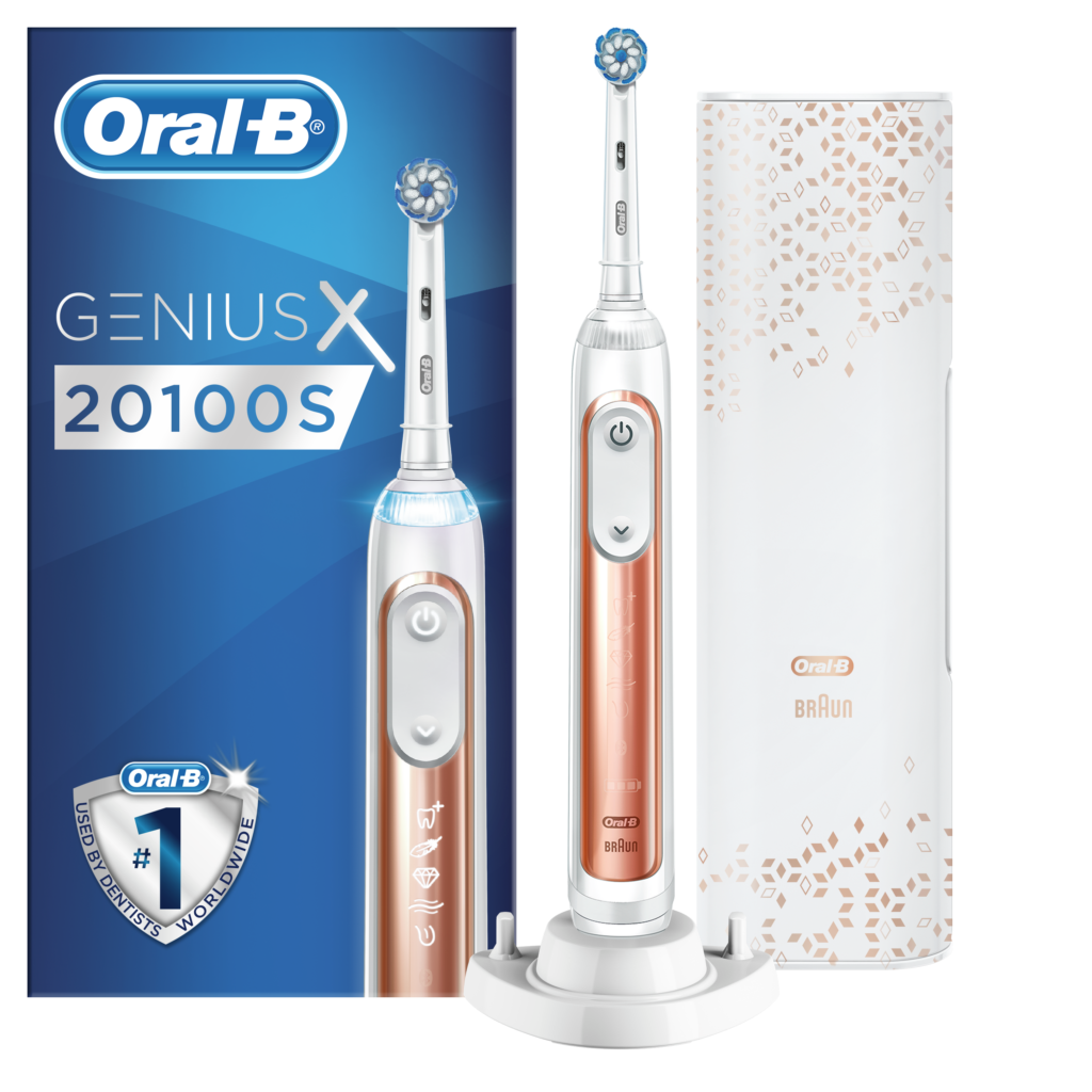 Oral-B GENIUS X 20100S Rose Gold elektriline hambahari (surveanduri