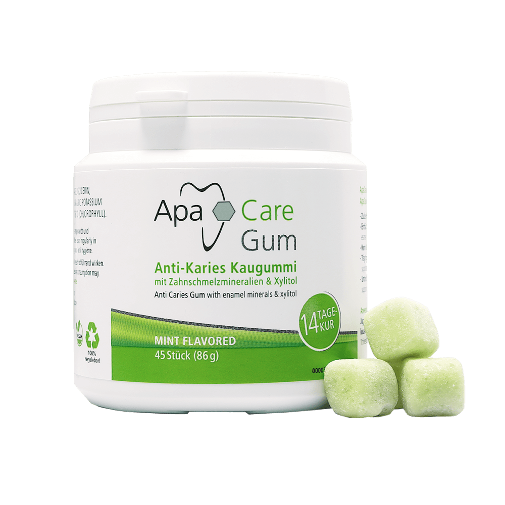 ApaCare GUM närimiskumm ksülitooli ja hambaemaili mineraalidega (45tk)