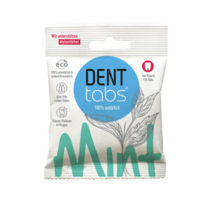 DENTTABS naturaalsed hambapesutabletid MINT 125tk (fluoriidiga)