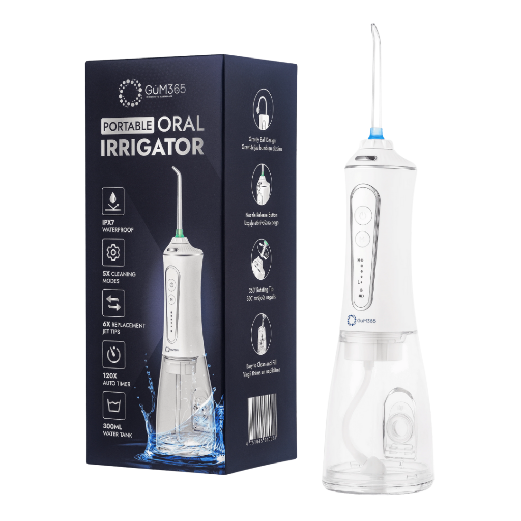 GUM365 irrigaator VALGE juhtmevaba veeprits