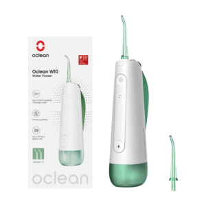 Oclean W10 Green irrigaator ROHELINE juhtmevaba veeprits (2 otsikut)