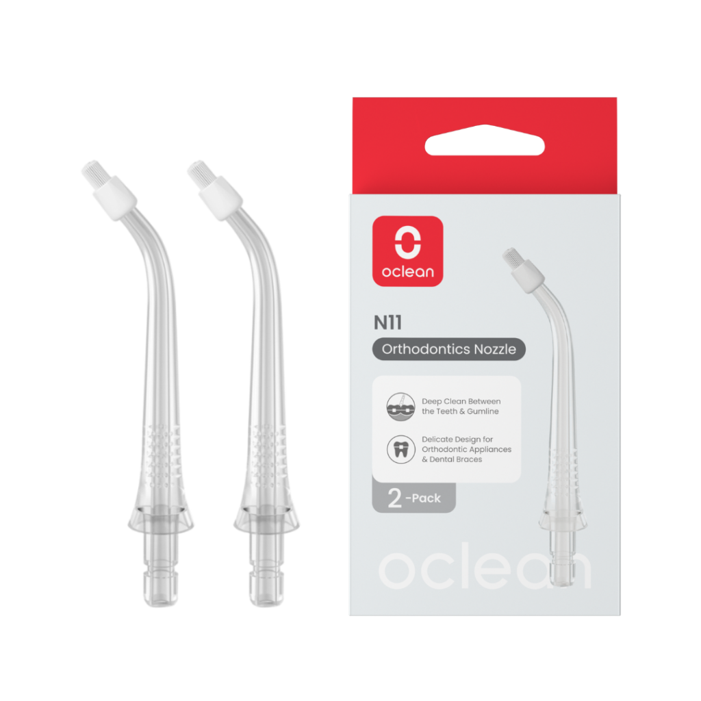 Oclean W10 irrigaatori ortodontilised otsikud (2 otsikut)