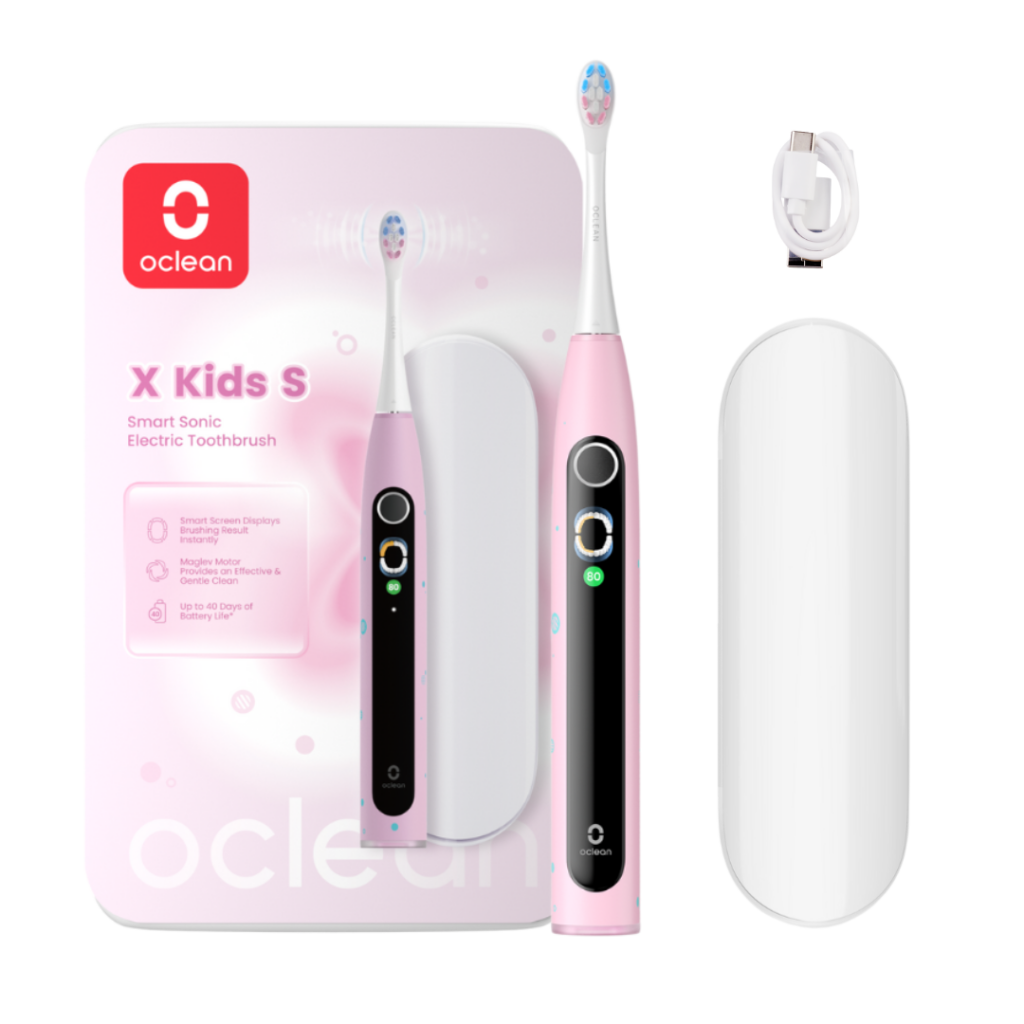 Oclean X KIDS S Pink elektriline hambahari noortele ROOSA (alates 6a)