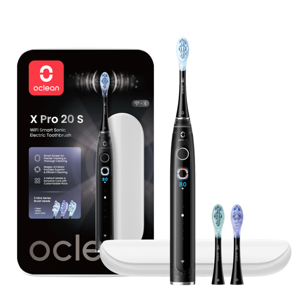 Oclean X Pro 20 Set elektriline hambahari Must (3 otsikut