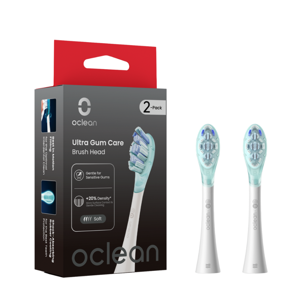 Oclean X Ultra GUM CARE pehmed hambaharja otsikud UG03 (VALGE