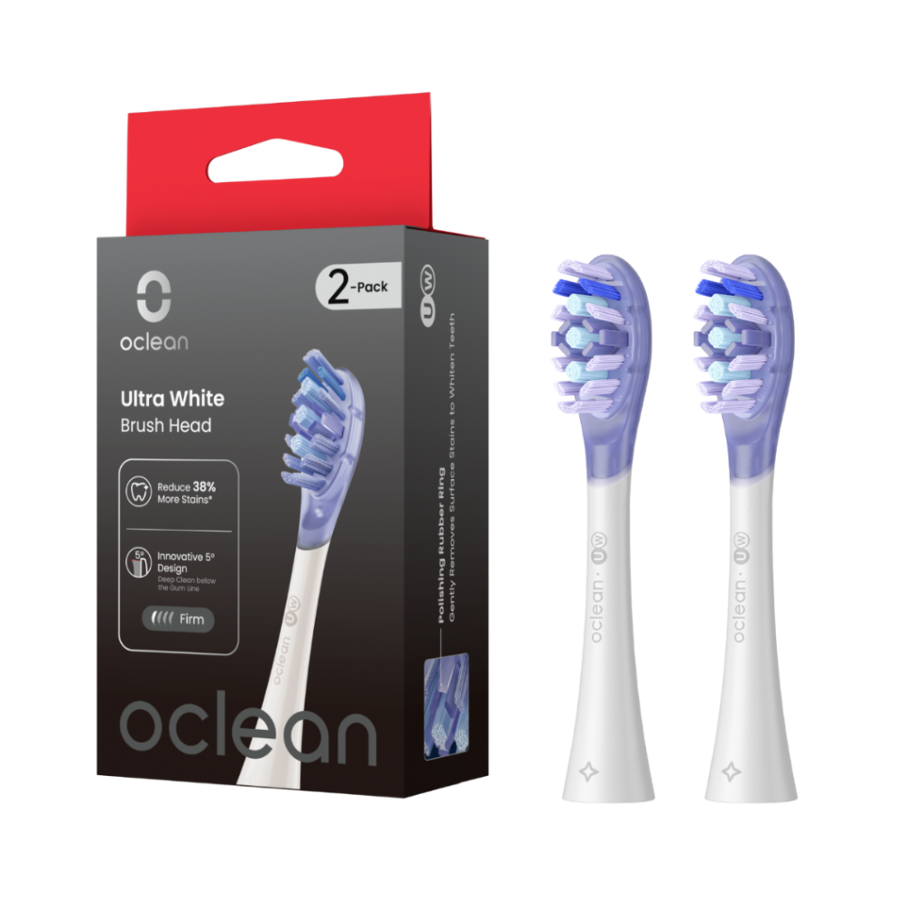 Oclean X Ultra WHITE tugevad valgendavad hambaharja otsikud UW03 (VALGE