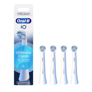 Oral-B iO Ultimate Clean White keskmise tugevusega hambaharja otsikud VALGE (CWF-4
