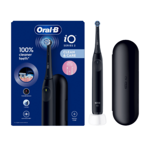 Oral-B iO2 elektriline hambahari Night Black (3 intensiivsust) + Reisivutlar