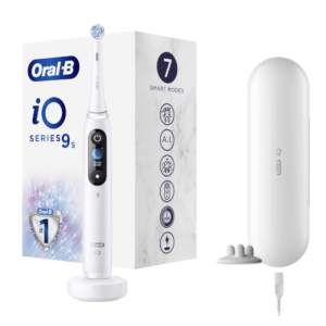 Oral-B iO9S elektriline hambahari White Alabaster (iO-tehnoloogia magnetajamiga)