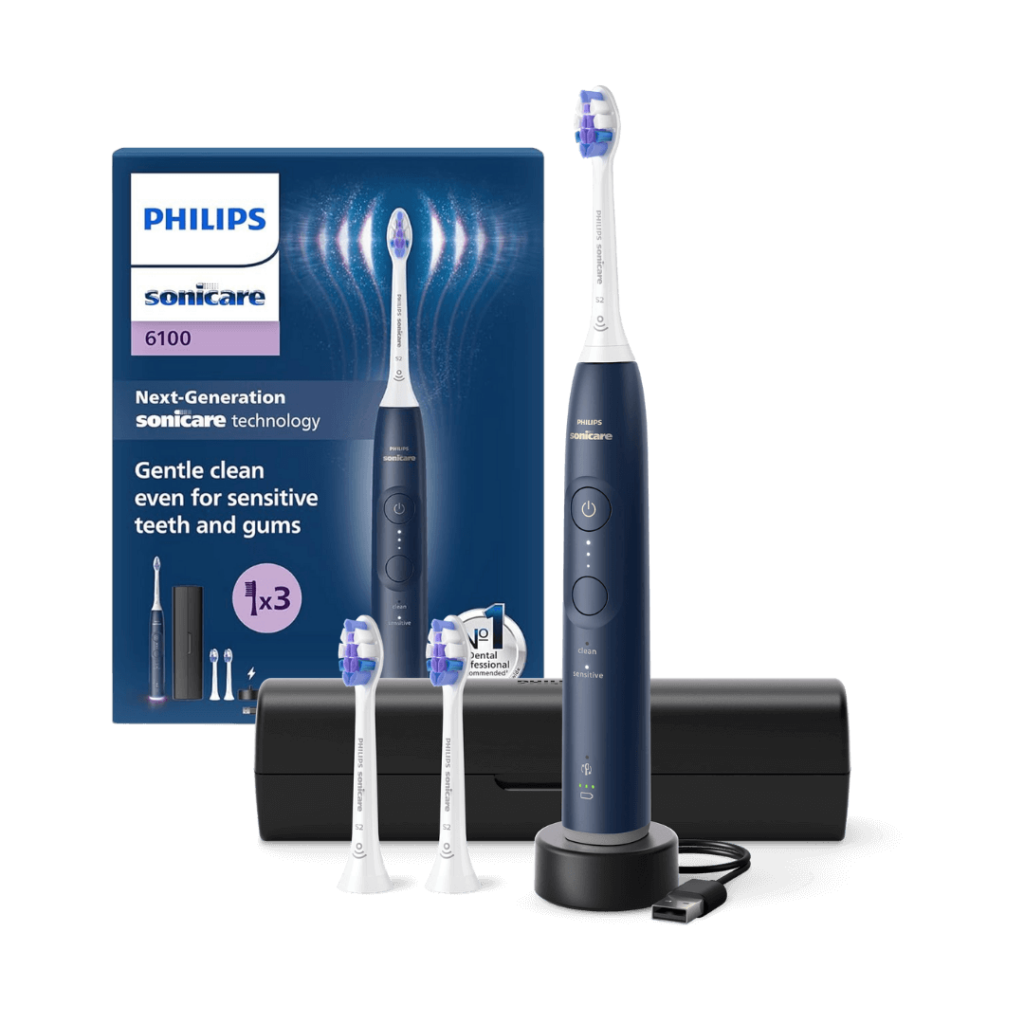 Philips Sonicare 6100 elektriline hambahari HX7403/01 MERESININE (2 režiimi