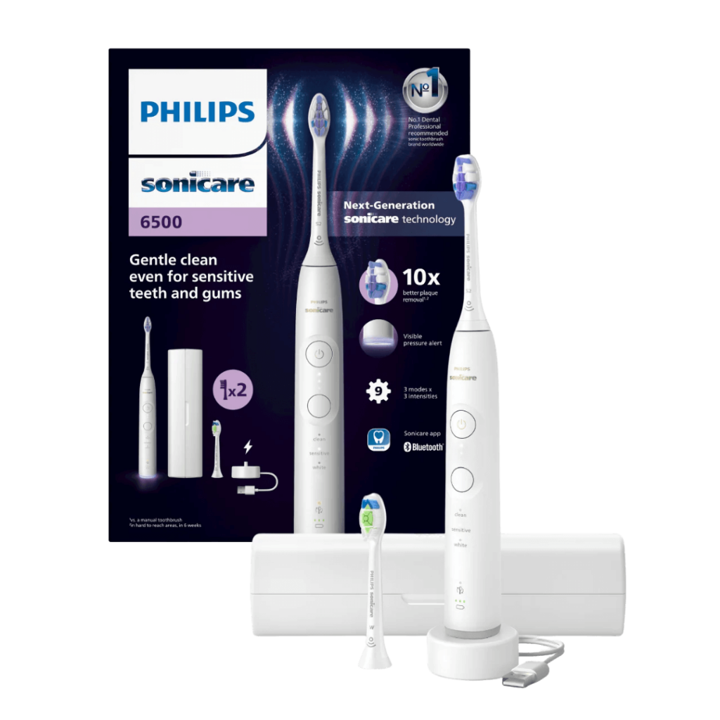Philips Sonicare 6500 elektriline hambahari HX7410/02 VALGE (3 režiimi