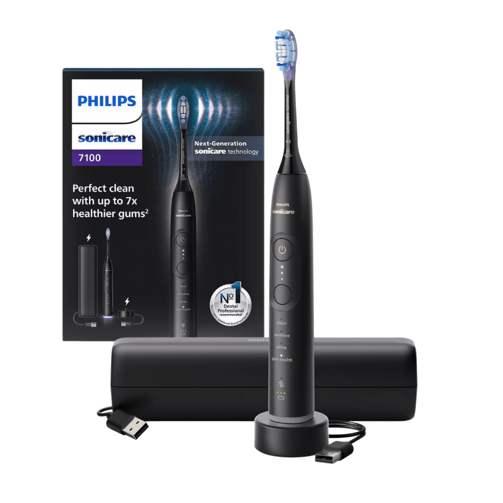 Philips Sonicare 7100 elektriline hambahari HX7421/01 MUST (4 režiimi