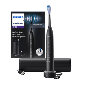 Philips Sonicare 7100 elektriline hambahari (HX7421/01) MUST + Reisivutlar