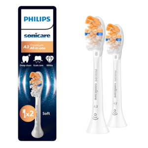 Philips Sonicare A3 Premium All-in-One (Soft) pehmed hambaharja otsikud HX9092/87 (VALGE