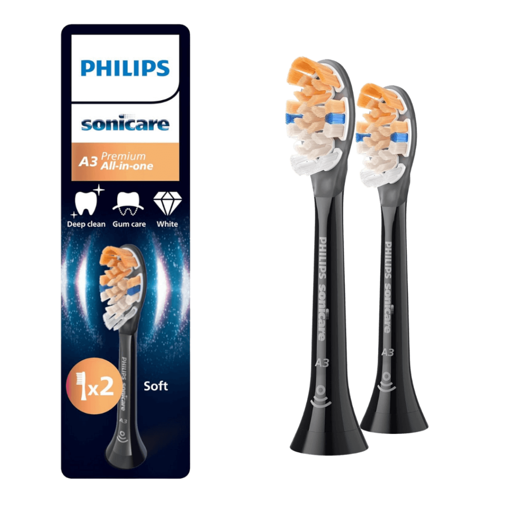 Philips Sonicare A3 Premium All-in-One (Soft) pehmed hambaharja otsikud HX9092/88 (MUST