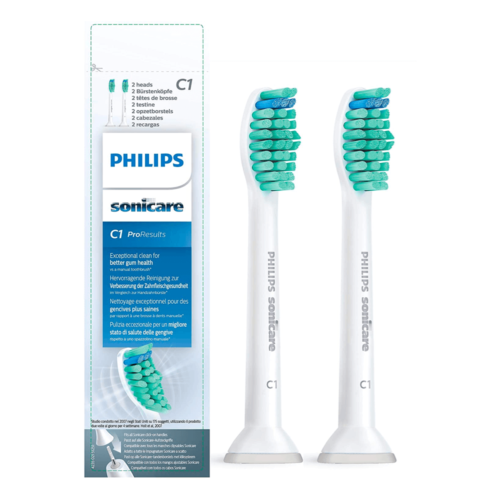 Philips Sonicare ProResults C1 reljeefsed hambaharja otsikud HX6012/07 (VALGED
