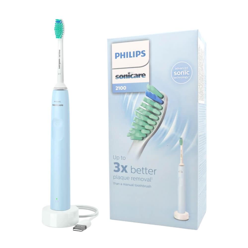 Philips Sonicare 2100 seeria HX3651/12 elektriline hambahari SININE (1 režiimiga