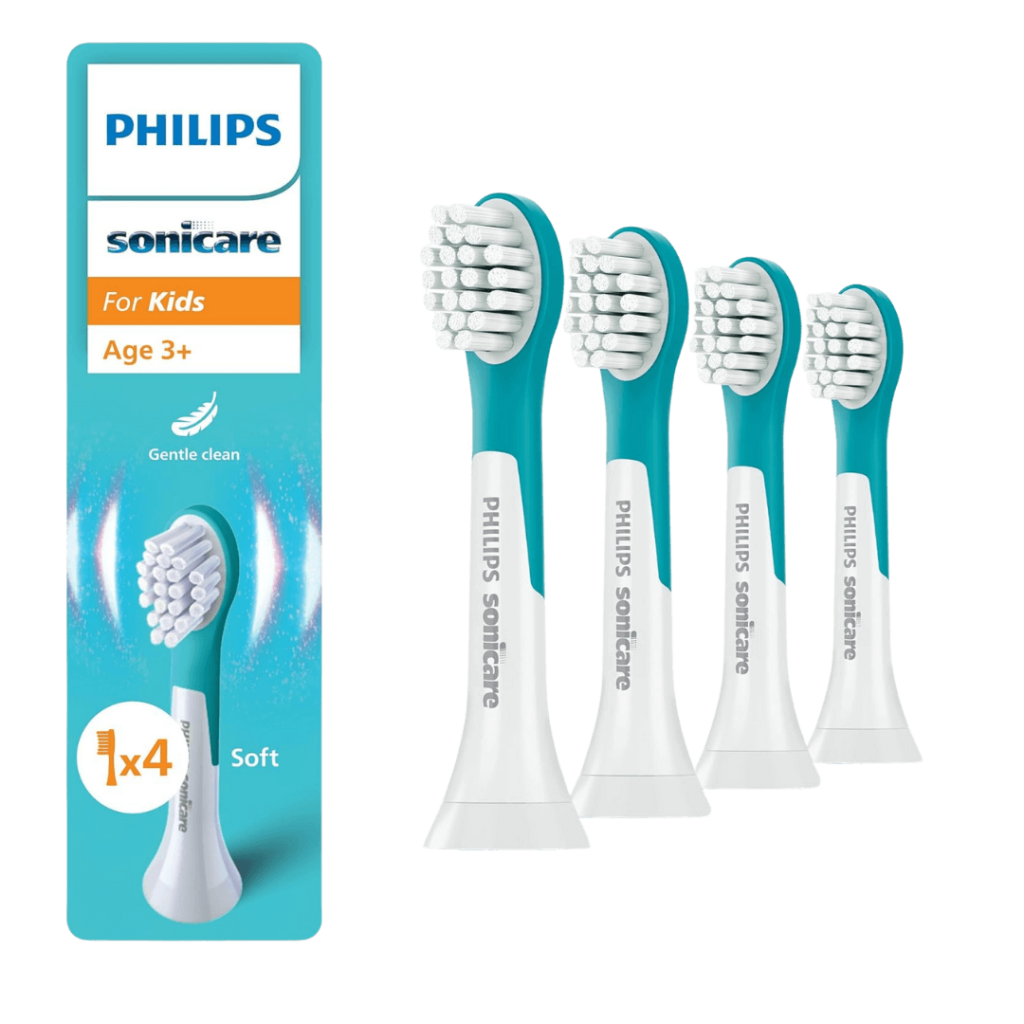 Philips Sonicare For KIDS (3+) hambaharja otsikud lastele Mini (pehmed) HX6034/90 (4 tk)
