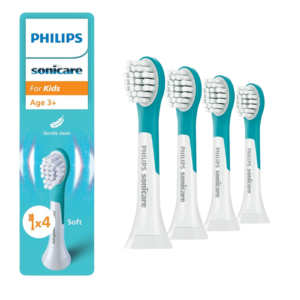 Philips Sonicare For KIDS (3+) hambaharja otsikud lastele Mini (pehmed) HX6034/90 (4 tk)