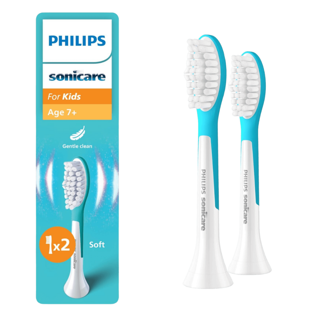 Philips Sonicare For KIDS (7+) hambaharja otsikud lastele Standard (pehmed) HX6042/90 (2 tk)