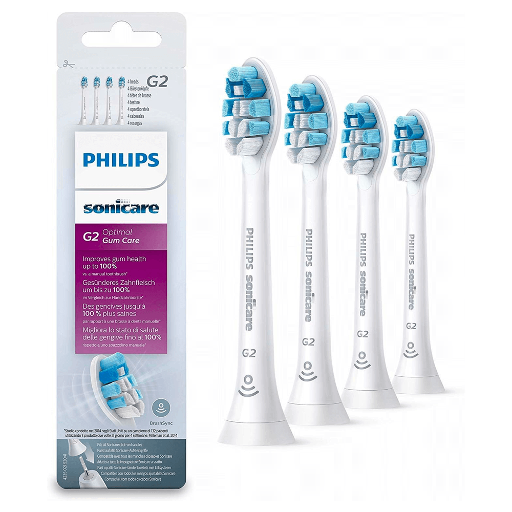 Philips Sonicare Optimal Gum Care G2 hambaharja otsikud igemete hoolduseks HX9034/12 (VALGE