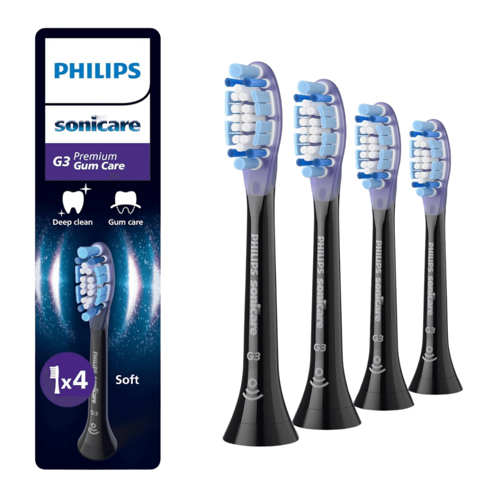 Philips Sonicare Premium Gum Care G3 hambaharja otsikud igemetele HX9054/88 (MUST