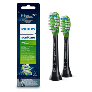 Philips Sonicare Premium White W3 pehme äärega poleerivad hambaharja otsikud HX9062/33 (MUST