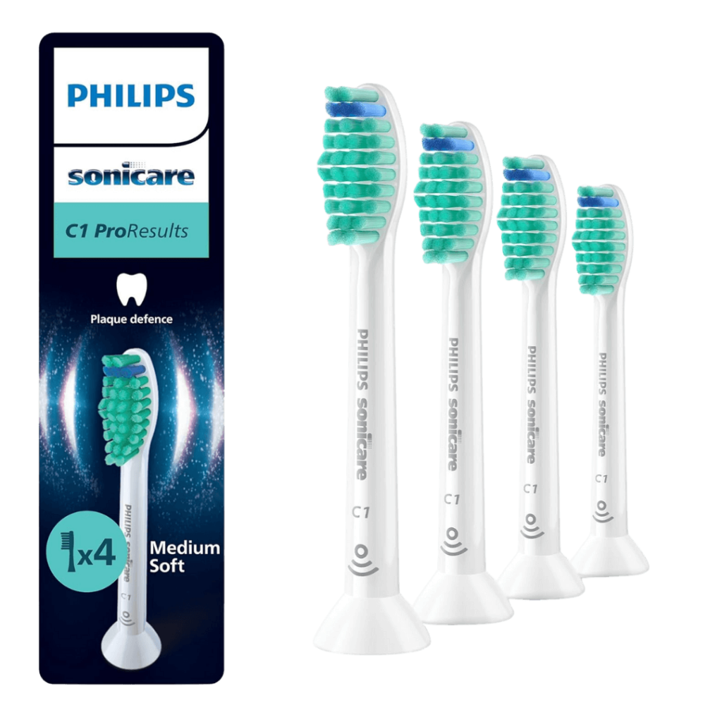 Philips Sonicare C1 ProResults hambaharja otsikud hambakatu vastu HX6014/87 (4 tk)