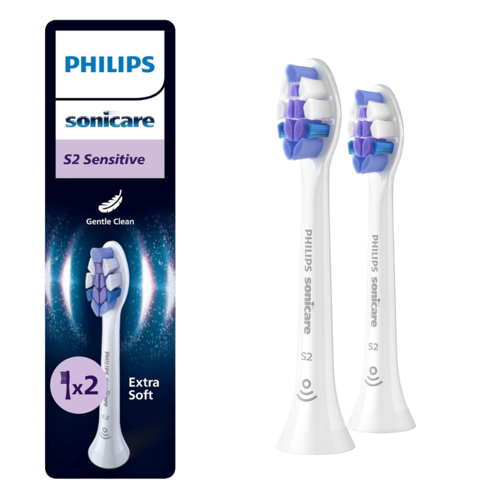 Philips Sonicare S2 Sensitive (Ultra Soft) ülipehmed hambaharja otsikud HX6052/87 (2tk)