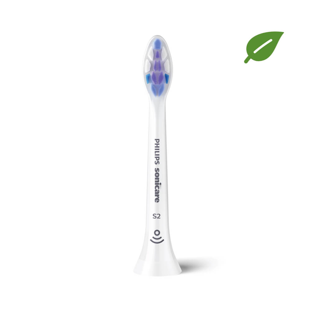 Philips Sonicare S2 Sensitive (Ultra Soft) hambaharja otsik HX6054 (VALGE