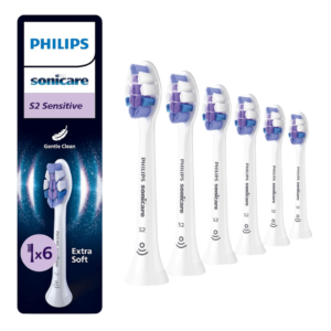 Philips Sonicare S2 Sensitive (Ultra Soft) ülipehmed hambaharja otsikud HX6056/87 (6tk)