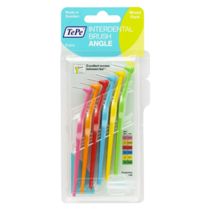 TePe ANGLE Mixed Pack hambavaheharjad KOMBO (6 eri suurust