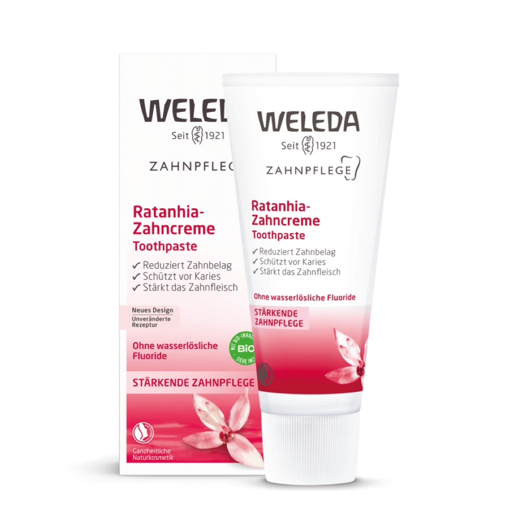 WELEDA Ratania hambapasta ratania juure ekstraktiga 75ML (tundlikele hammastele)
