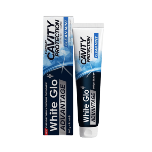 White Glo Advantage Cavity Protection CLEAN MINT valgendav hambapasta 91ml