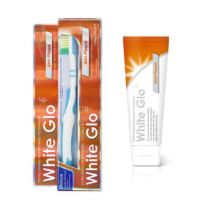 White Glo Anti-Plaque valgendav hambapasta hambakatu vastu 100 ML (kaasa tasuta käsihambahari)