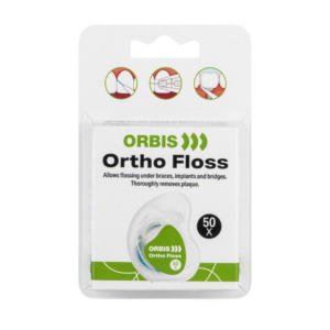 Hambaniit ORBIS Ortho Floss breketitele ja klambritele (50 tk)