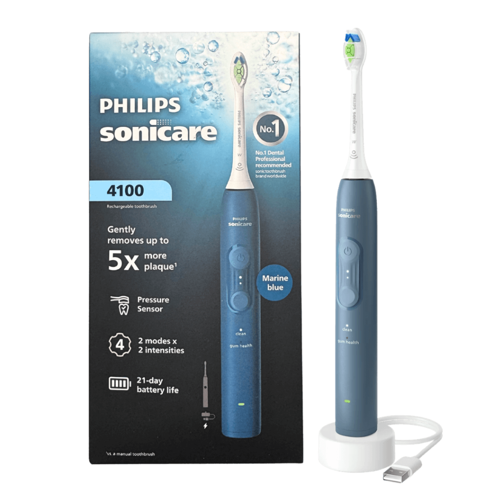 Philips Sonicare 4100 elektriline hambahari HX4041/48 MERESININE (2 režiimi