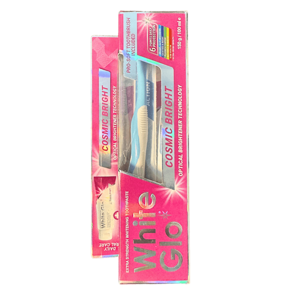 White Glo Cosmic Bright valgendav hambapasta 100ml (kaasa tasuta käsihambahari)