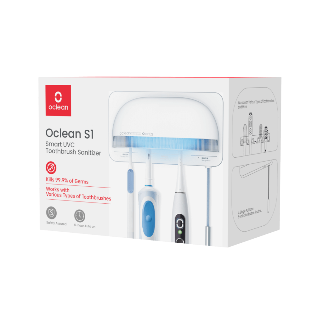 Oclean S1 Smart UVC hambaharja steriliseerija (VALGE)