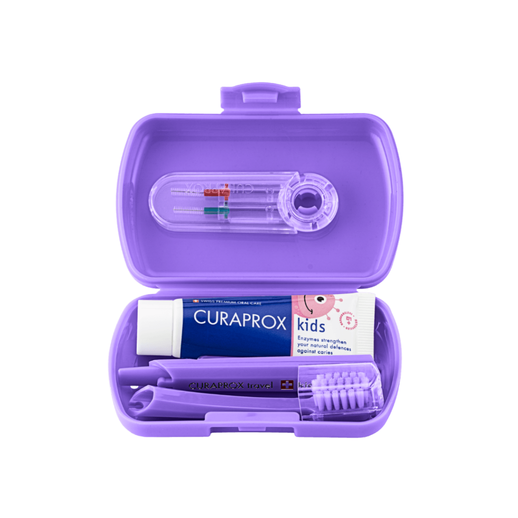 Curaprox Kids Reisikomplekt LILLA - hambahari